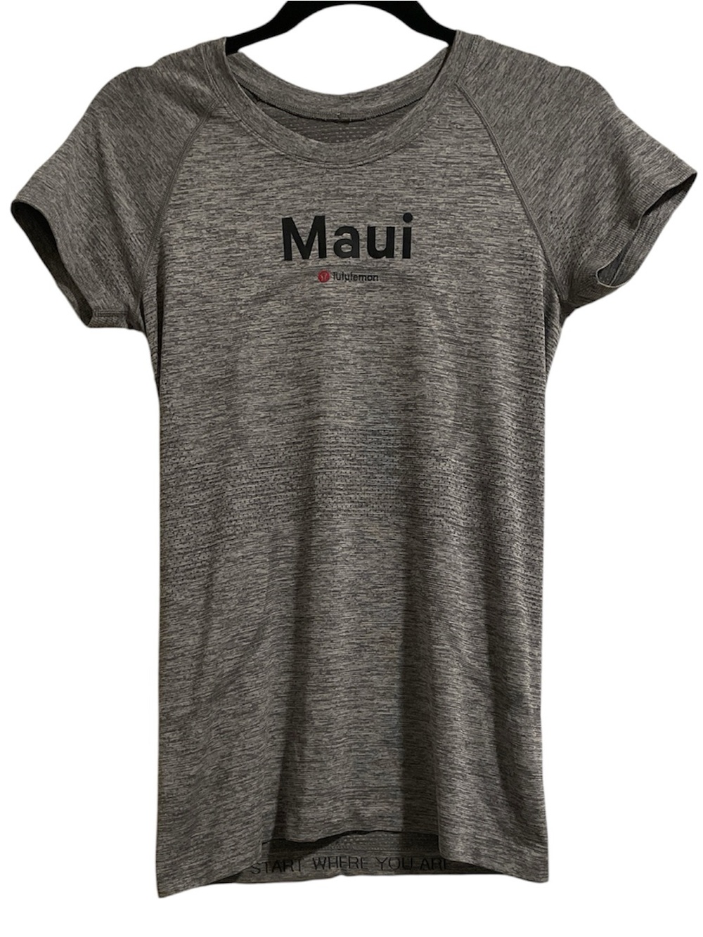 Lululemon Hawaii Maui Swiftly Tech Short Sleeve Tee T-Shirt Gray Size 6